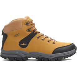 Camelowe Trapery Nonresistance. Brązowe buty zimowe męskie marki Born2be, na jesień, z materiału. Za 129.99 zł.