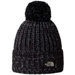 Czapka turystyczna unisex The North Face Cozy Chunky Cabin Beanie. Czarne czapki męskie The North Face, bez wzorów, sportowe. Za 136.00 zł.