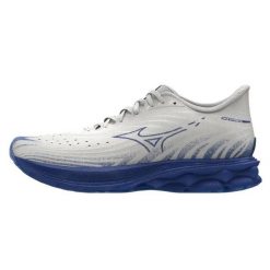Buty do biegania Mizuno Wave Skyrise 6. Białe buty do biegania męskie Mizuno, bez wzorów, bez zapięcia, do biegania, mizuno wave. Za 609.50 zł.