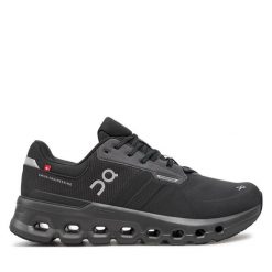 Buty do biegania On. Czarne buty do biegania męskie On, bez wzorów, bez zapięcia, do biegania. Za 849.99 zł.