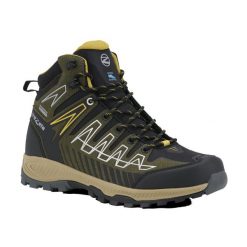 Buty trekkingowe męskie TREZETA Thunder Mid z membraną WP. Czarne buty trekkingowe męskie TREZETA, bez wzorów, sportowe, bez obcasa, bez zapięcia. Za 433.50 zł.