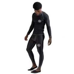 Legginsy Benlee Abington PU. Czarne legginsy męskie BENLEE, bez wzorów, na jogę i pilates. Za 210.00 zł.