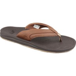 Brązowe Japonki New Balance M M6080BR. Brązowe klapki i japonki męskie New Balance, bez wzorów, z materiału. W wyprzedaży za 189.00 zł.
