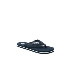 Japonki męskie Colmar Flip Flop Plain. Niebieskie klapki i japonki męskie Colmar, bez wzorów, z materiału. W wyprzedaży za 59.99 zł.