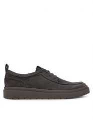 Clarks Półbuty Polden Moc 26183404 Szary. Szare codzienne półbuty męskie Clarks, bez wzorów, ze skóry, bez obcasa, bez zapięcia. Za 389.99 zł.
