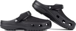 Crocs Chodaki sandały klapki męskie Crocs Yukon Vista II LR Clog czarne 207689 0DD 42-43. Czarne klapki i japonki męskie Crocs, bez wzorów. Za 258.69 zł.