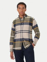 Barbour Koszula Iceloch MSH4994TN16 Zielony Tailored Fit. Zielone koszule męskie Barbour, l, bez wzorów, z bawełny, bez kołnierzyka, bez ramiączek. Za 309.99 zł.