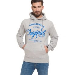 Bluza w kolorze jasnoszarym. Szare bluzy nierozpinane męskie Lonsdale, Kangol, Crosshatch, l, bez wzorów, bez ramiączek, bez kaptura. W wyprzedaży za 124.95 zł.