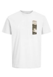 Bawełniany t-shirt T-SIDE. Białe t-shirty męskie Volcano, m, bez wzorów, z bawełny, bez kołnierzyka, bez ramiączek. Za 59.99 zł.
