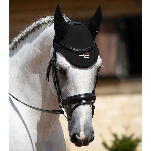 Czapka z muchą dla koni Premier Equine Atlas. Czarne krawaty i muchy męskie PREMIER EQUINE, bez wzorów, sportowe. Za 219.00 zł.