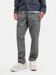 Jack & Jones Spodnie materiałowe Kane 12278911 Szary Relaxed Fit. Szare spodnie na co dzień męskie Jack & Jones, bez wzorów, z materiału. Za 149.99 zł.