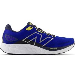 Buty męskie New Balance Fresh Foam 680 v8 M680RB8 – niebieskie. Niebieskie buty do biegania męskie New Balance, bez wzorów, z materiału, bez zapięcia, do biegania. Za 499.99 zł.