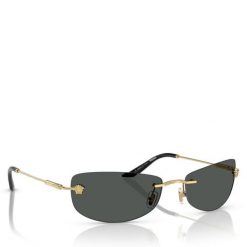 Okulary przeciwsłoneczne Versace. Żółte okulary przeciwsłoneczne męskie Versace, bez wzorów, złote. Za 999.99 zł.