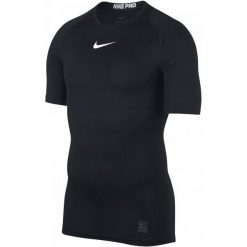 Nike Koszulka Treningowa Męska M Np Top Ss Comp Black White M. Białe t-shirty sportowe męskie Nike, z tkaniny, sportowe, z krótkim rękawem. Za 129.00 zł.