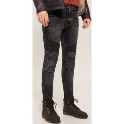 Jeansy skinny - Czarny. Czarne jeansy męskie House, z jeansu. Za 139.99 zł.