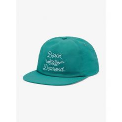 Czapka z daszkiem Black Diamond Synthetic Surf Hat. Zielone czapki męskie Black Diamond, bez wzorów, sportowe. Za 135.99 zł.
