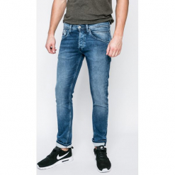 Pepe Jeans - Jeansy. Niebieskie jeansy męskie Pepe Jeans, z bawełny. W wyprzedaży za 349.90 zł.