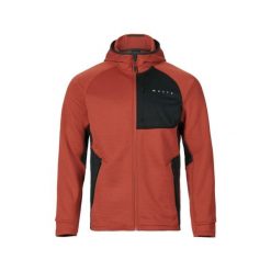 Kurtka turystyczna z termicznym kapturem Musto Evo. Brązowe kurtki męskie Musto, bez wzorów, sportowe, bez ramiączek. Za 612.50 zł.