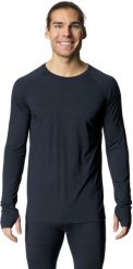 Bluza termoaktywna męska Houdini Desoli Light Crew - blue illusion. Niebieskie bielizna termoaktywna męska Odlo, m, bez wzorów, bez ramiączek, bez kaptura. Za 491.40 zł.