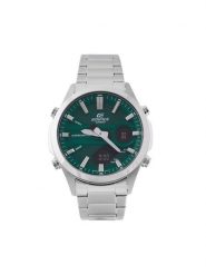Casio Zegarek Edifice EFV-C120D-3AEF Srebrny. Szare, analogowe zegarki męskie Casio, srebrne. Za 459.99 zł.
