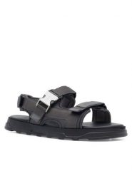 Badura Sandały MOTTU-01 MI08 Szary. Szare sandały męskie Badura, z materiału, bez zapięcia. Za 249.99 zł.