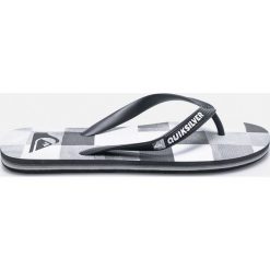 Quiksilver - Japonki. Szare klapki i japonki męskie Quiksilver, z materiału. W wyprzedaży za 59.90 zł.