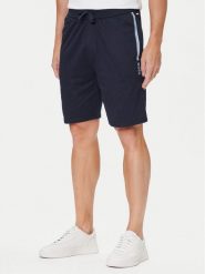 BOSS Szorty sportowe Authentic 50545560 Granatowy Regular Fit. Niebieskie szorty sportowe męskie Boss, bez wzorów, z bawełny, sportowe. Za 259.99 zł.
