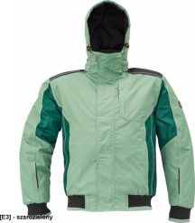 CERVA DAYBORO pilot kurtka - męska kurtka pilotka, odpinany kaptur, polar kołnierz i w kapturze, odblaskowe elementy, 100% poliester - szarozielony L. Szare bluzy z polaru męskie CERVA, l, bez wzorów, z polaru, bez ramiączek, bez kaptura. Za 249.35 zł.