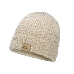 Czapka Beanie Unisex Fjord Nansen Hygge. Brązowe czapki męskie Fjord Nansen, bez wzorów, z dzianiny, sportowe. Za 89.99 zł.