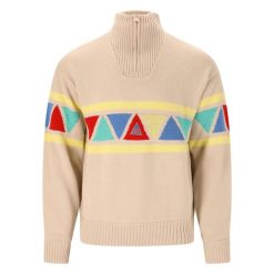 Bluza z kapturem wiatrówka SOS Uni knit. Białe bluzy nierozpinane męskie SOS, bez wzorów, z kapturem. Za 851.00 zł.