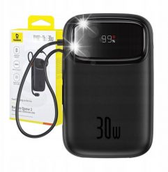 Powerbank Baseus POWERBANK BASEUS 10000mAh QPow 2 30W Z kablami USB C. Powerbanki Baseus. Za 263.98 zł.