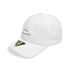 Czapka z daszkiem Oakley Tincan. Białe czapki męskie Oakley, bez wzorów. Za 139.00 zł.
