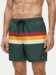 Quiksilver Szorty kąpielowe Everyday Printed Volley 15 EQYJV04219 Zielony Regular Fit. Zielone kąpielówki męskie Quiksilver, m, bez wzorów, z syntetyku. Za 189.99 zł.