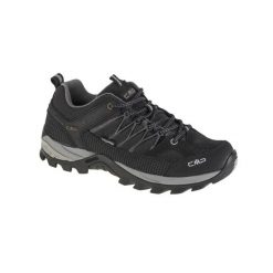 Buty trekkingowe męskie CMP Rigel Low Wp. Czarne buty trekkingowe męskie CMP, bez wzorów, z gumy, bez zapięcia, trekkingowe. Za 319.99 zł.