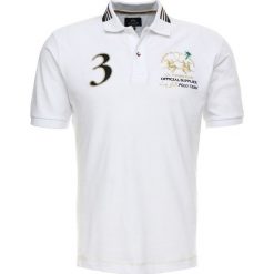 La Martina JEPSON Koszulka polo optic white. Białe koszulki polo męskie La Martina, z bawełny, polo. Za 789.00 zł.
