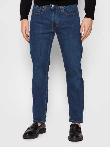Levi's® Jeansy 502™ 29507-0053 Granatowy Taper Fit. Niebieskie jeansy męskie bez wzorów, z bawełny. Za 410.00 zł.