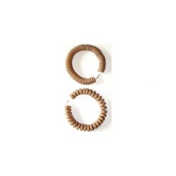 ZESTAW BRANSOLETEK CANDY&CABLE RUBBER BUTTONS |KARMELOWE| F/15. Biżuteria dla mężczyzn marki W.KRUK. Za 100.00 zł.