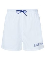EA7 Emporio Armani Szorty kąpielowe 7M002000 AF13049 M0304 Biały Regular Fit. Białe kąpielówki męskie EA7 Emporio Armani, bez wzorów, z syntetyku. Za 279.99 zł.