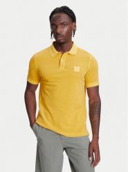 United Colors Of Benetton Polo 3089U302D Żółty Regular Fit. Żółte koszulki polo męskie United Colors Of Benetton, m, bez wzorów, z bawełny, bez kołnierzyka, bez ramiączek. Za 159.99 zł.