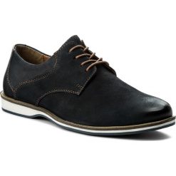 Półbuty LASOCKI FOR MEN MI07-C348-385-01. Niebieskie eleganckie półbuty męskie Lasocki For Men, z nubiku, bez obcasa, bez zapięcia. W wyprzedaży za 169.99 zł.