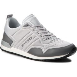 Sneakersy TOMMY HILFIGER - Iconic Neoprene Runner FM0FM01434 Light Grey/Steel Grey 902. Buty sportowe na co dzień męskie marki Tommy Hilfiger. W wyprzedaży za 299.00 zł.