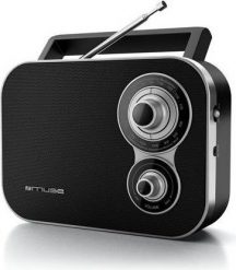Radio Muse Muse M-051R Black, 2-band portable radio,. Czarne radia Muse. Za 83.85 zł.