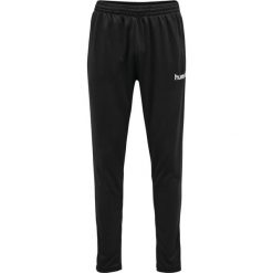 Spodnie dresowe piłkarskie dla dorosłych Hummel Promo Football Pant. Czarne spodnie dresowe męskie HUMMEL, bez wzorów, z dresówki. W wyprzedaży za 123.05 zł.