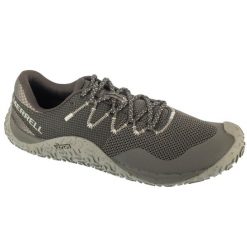 Buty do biegania męskie, Trail Glove 7. Brązowe buty do biegania męskie Merrell, bez wzorów, bez zapięcia, do biegania. Za 549.99 zł.