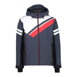 Kurtka narciarska męska CMP 31W0097. Szare kurtki narciarskie i snowboardowe męskie CMP, na zimę, l, bez wzorów, bez kaptura, narciarskie. Za 759.99 zł.