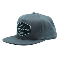 Czapka Trucker – Płaski Daszek – Snapback / Dorośli / Jeden Rozmiar (Szary). Szare czapki męskie SURF MONKEY, bez wzorów, z bawełny, sportowe. Za 139.95 zł.