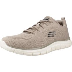 Buty do biegania Mężczyzna Skechers Track Front Runner beżowy. Brązowe buty do biegania męskie Skechers, bez wzorów, z tkaniny, bez zapięcia, do biegania, skechers sport. Za 299.30 zł.