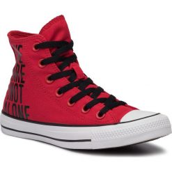 Trampki CONVERSE - Ctas Hi 165467C Enamel Red/White. Czerwone trampki męskie Converse, bez wzorów, z gumy, bez zapięcia. Za 329.00 zł.
