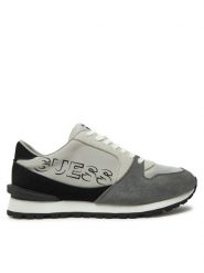 Guess Sneakersy FMPARO FAB12 Szary. Szare buty sportowe na co dzień męskie Guess, m, z aplikacjami, ze skóry, bez ramiączek, bez kaptura. Za 289.99 zł.