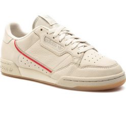 Buty adidas - Continental 80 BD7606 Cbrown/Scarle/Ectrin. Brązowe buty sportowe na co dzień męskie ADIDAS, bez wzorów, z materiału, bez ramiączek. Za 399.00 zł.